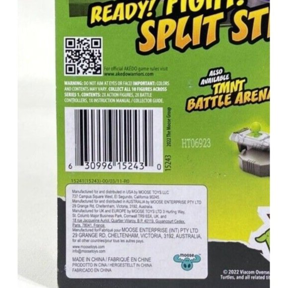 Legends Of Akedo Teenage Mutant Ninja Turtles Mini Michelangelo Vs Bebop - Picture 8 of 9